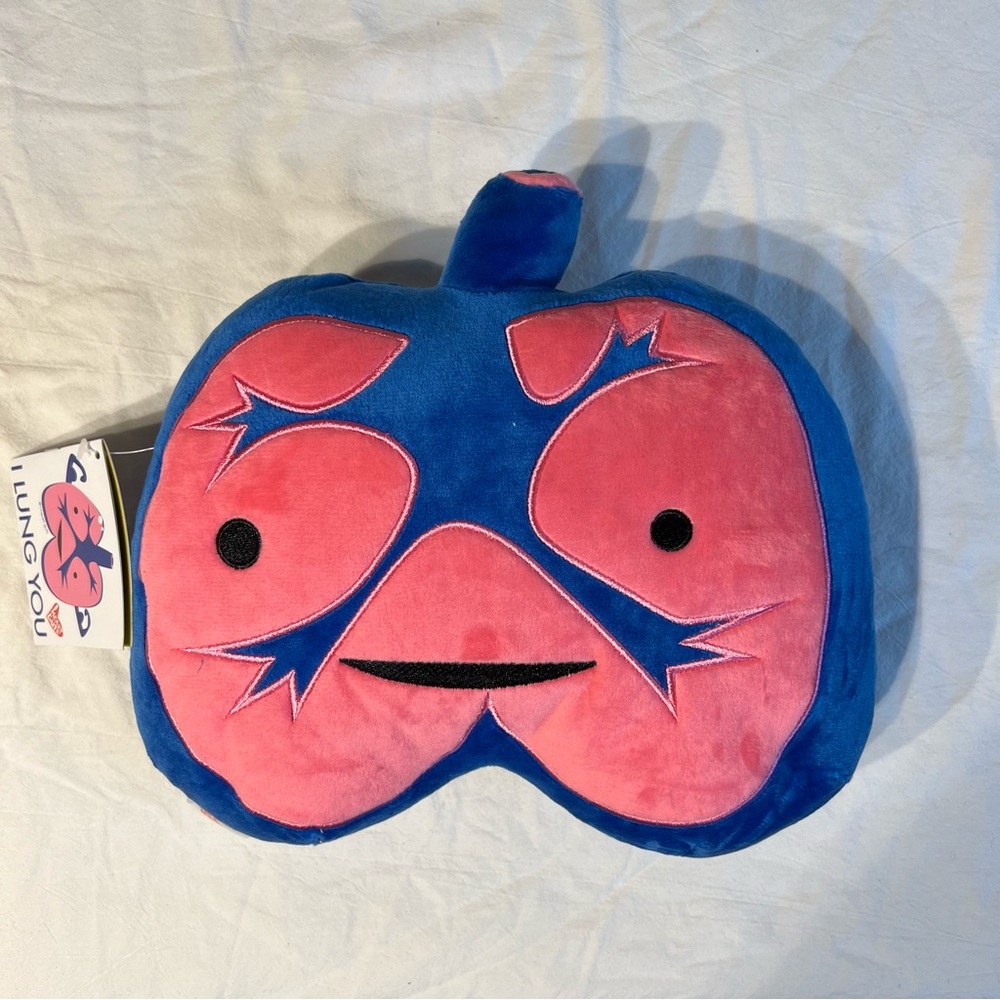 ✨NWT I Lung You Plushie Pillow Blue and Pink